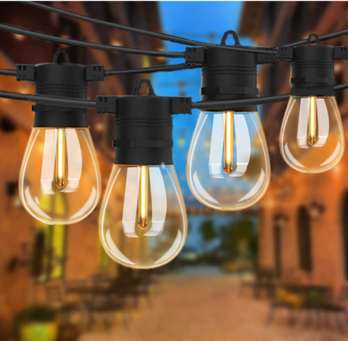 1 Set Solar Powered LED String Light, 4 Lighting Modes Solar Pear-shaped Ball Light, Outdoor Waterproof Light String For Garden Yard Decoration